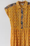 Image of SOLD Textured Contrasting Print Collar Dress