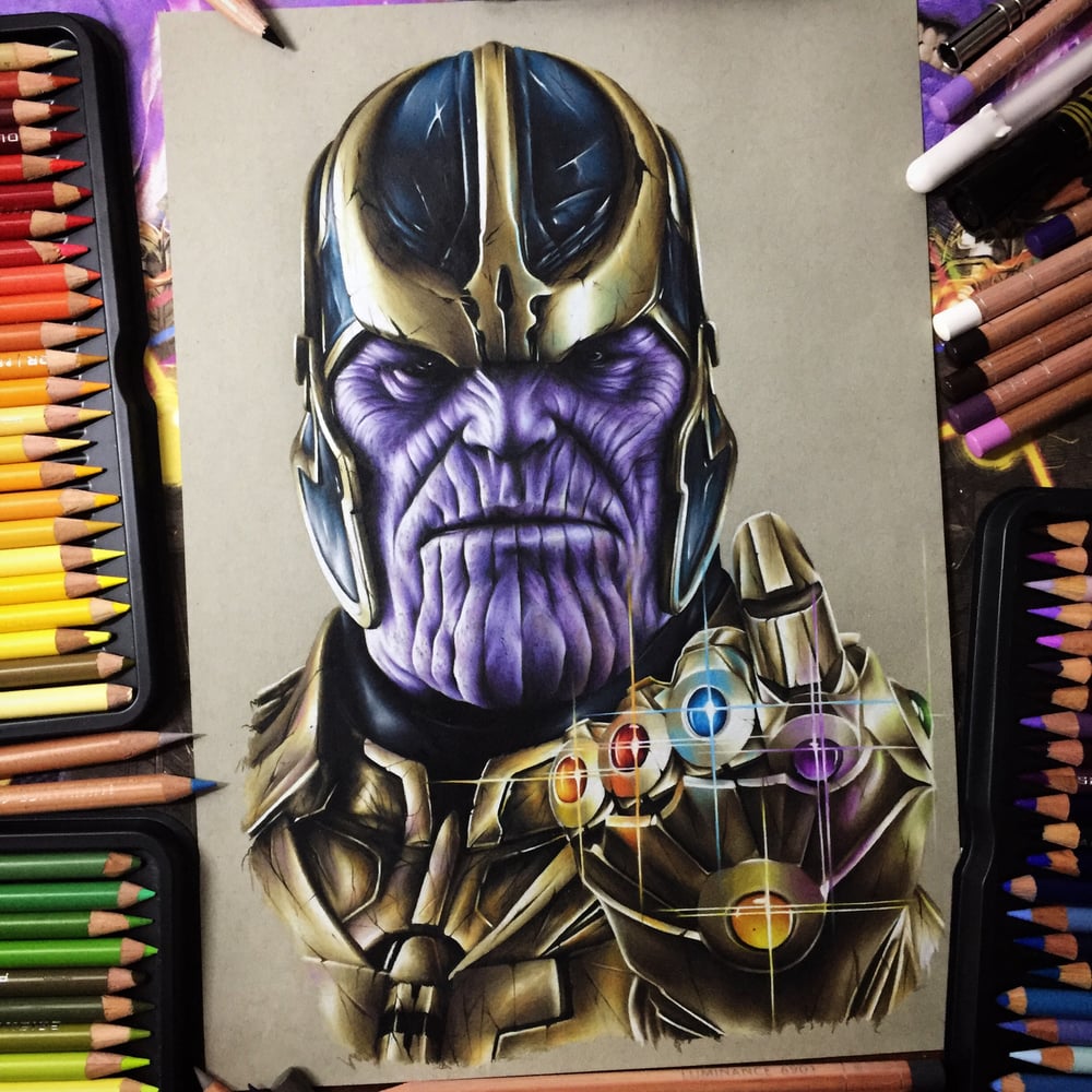 Limited edition Thanos print / Benjamin Davis Artwork