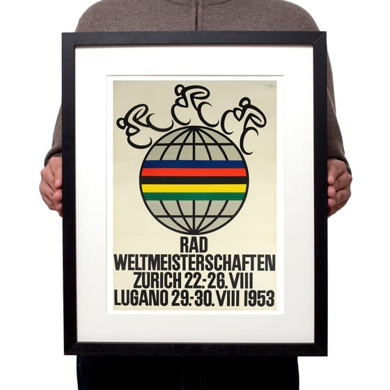 Image of 1953 Cycling Road World Championships poster