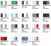 Image 2 of Flexx Unisex Vin Bk/Hthr Wht Baseball Raglan Tee