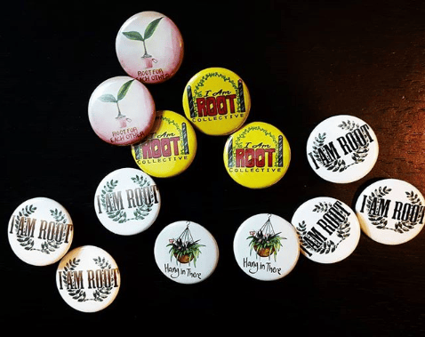 Image of I Am Root Branded Buttons