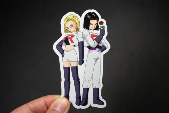 Image of Android 17 and 18 X Team Rocket