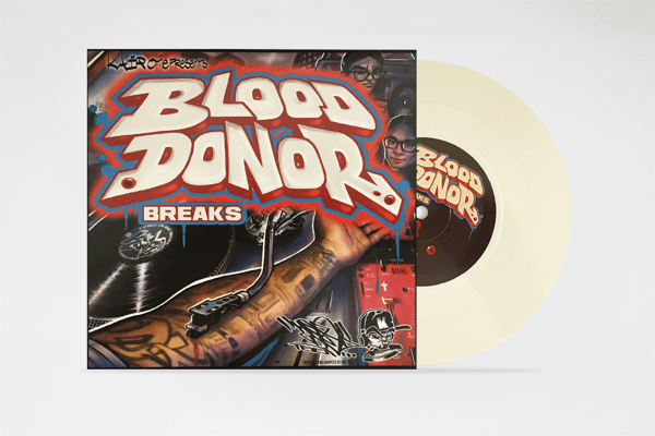 Image of BLOOD DONOR BREAKS 7" by KAIR ONE
