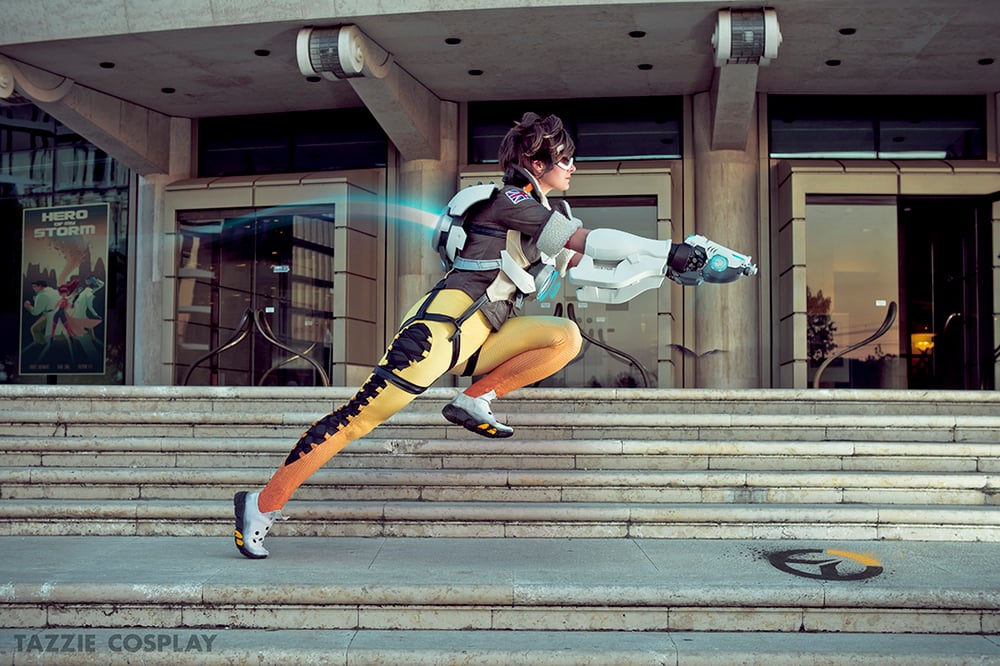 Image of Tracer Overwatch League logo style