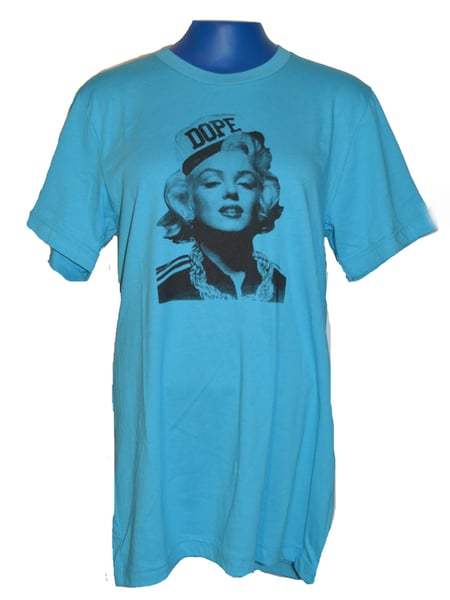 Image of Marilyn's Dope Tshirt in Teal