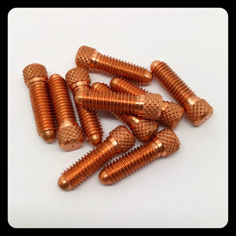 10 COPPER CONTACT SCREW M5 (20 or 25mm) lefthandtricks