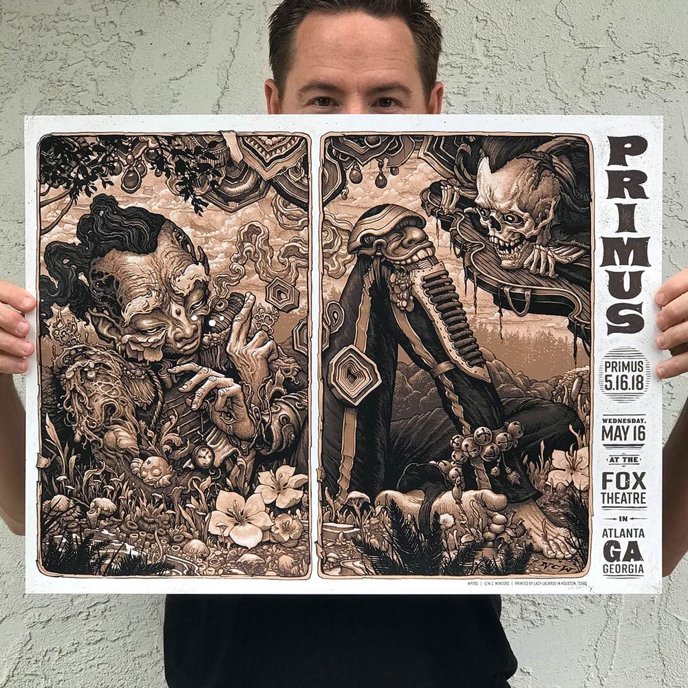 Image of PRIMUS May 16, Fox Theatre at Atlanta Georgia Gig Poster