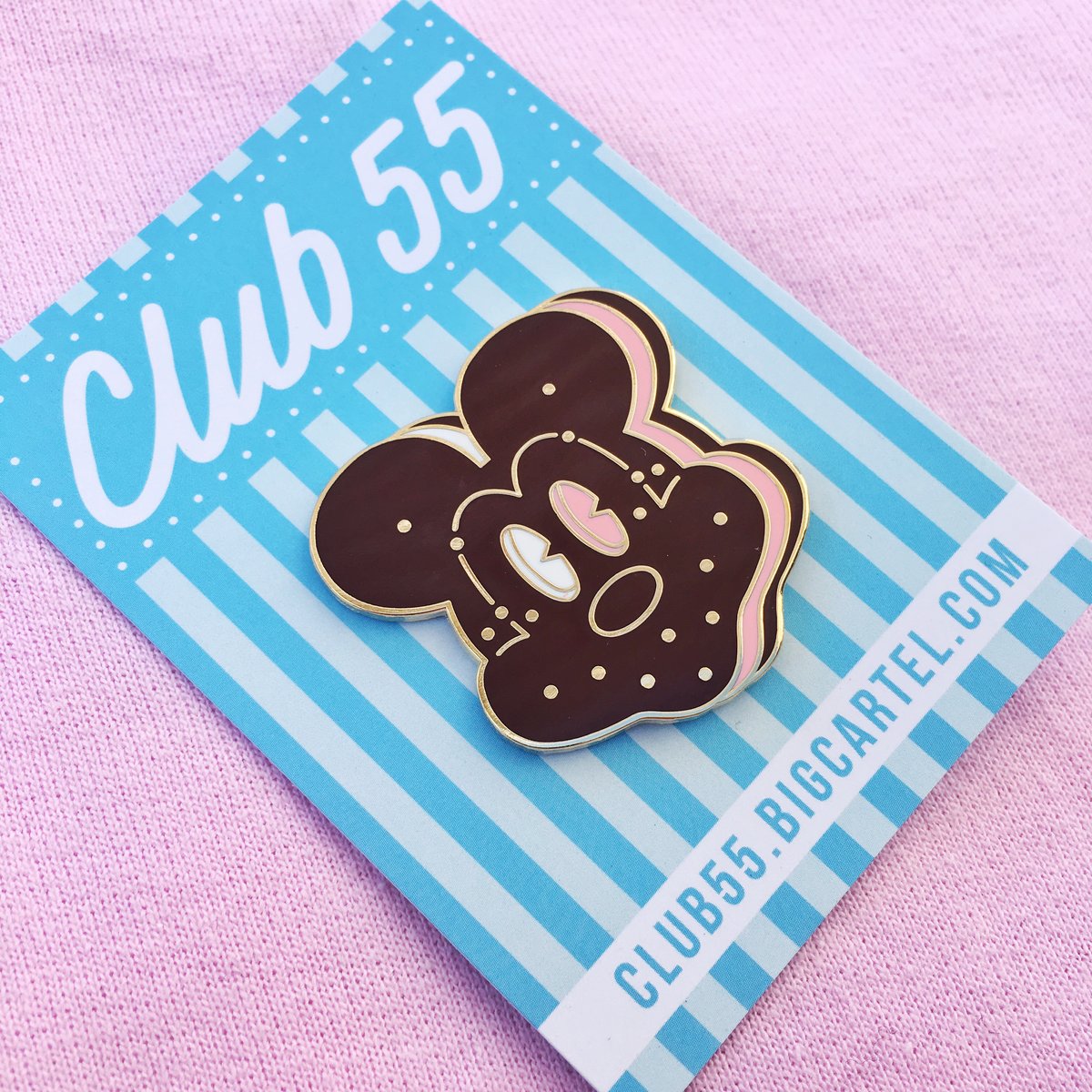 Image of Ice Cream Cookie Mouse Pin