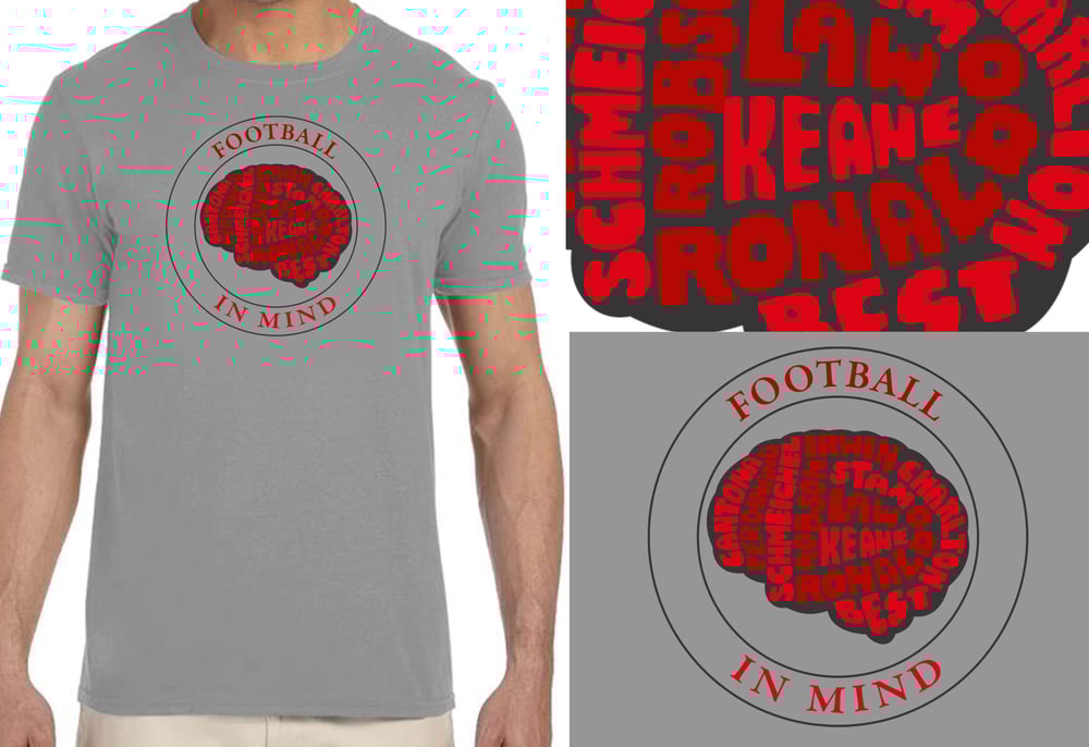 Image of Football In Mind Manchester United Greats "Pride" T-shirt