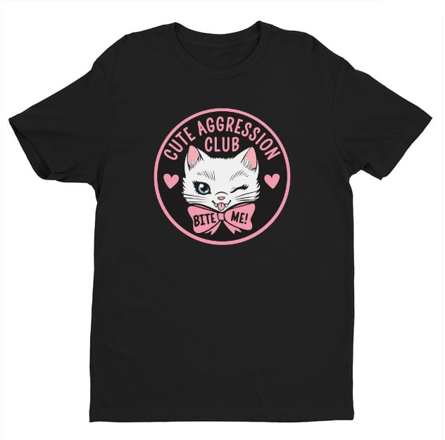 CUTE AGGRESSION CLUB SHIRT - @lillianjoan x Cat Man