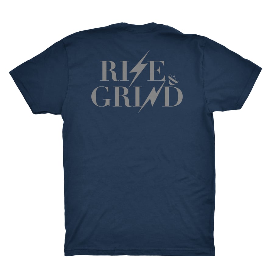 Image of Rise & Grind - Navy/Gray