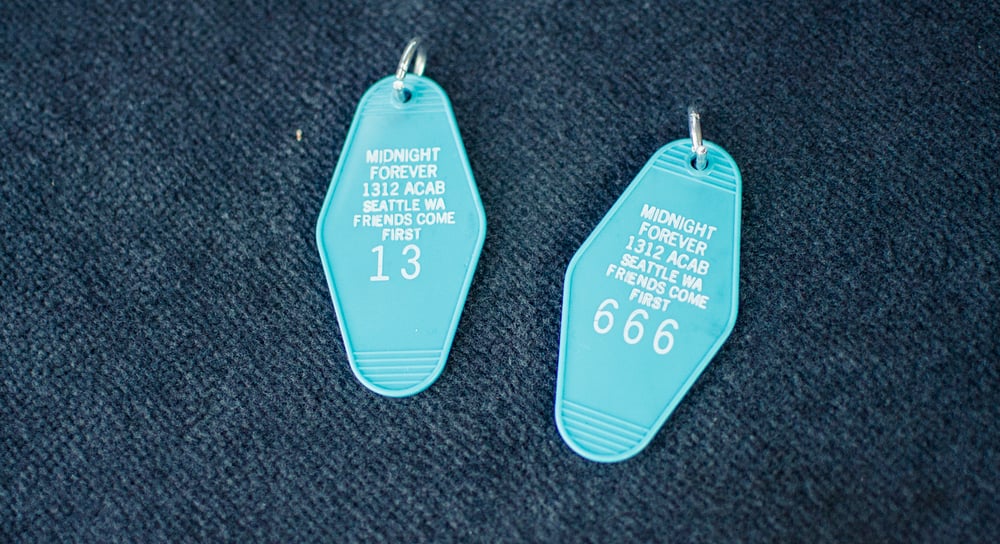 Image of 1312 ACAB Motel Key chains