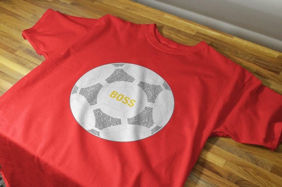 Image of BOSS - Ball T-Shirt Ltd Edition (Red/Gold)