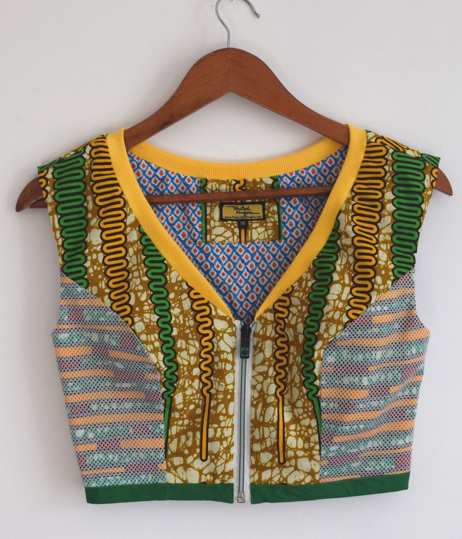 Image of Zipper Crop Top