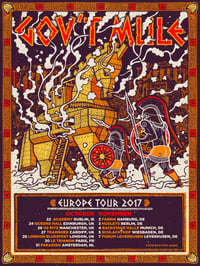 Gov´t Mule Europe Tour 2017 Poster (Regular)