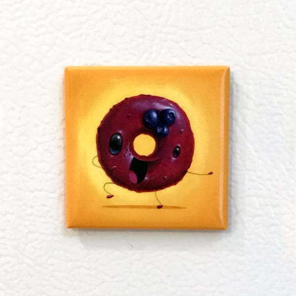 Image of Blueberry Donut Magnet