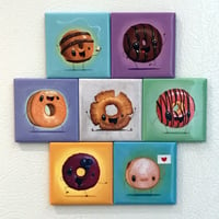 Image 2 of Blueberry Donut Magnet