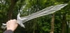 Skyrim Glass Sword for Cosplay, Resin, Prop, Replica