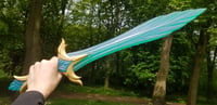 Image 5 of Skyrim Glass Sword for Cosplay, Resin, Prop, Replica