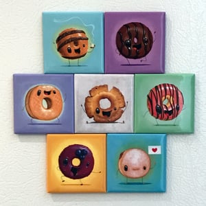 Image of Cafe Dulce Strawberry Jam Donut Magnet