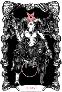Image 2 of The Tarot of The Devil, 11"x17"