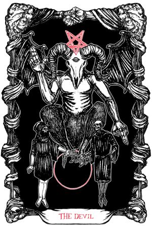 Image of The Tarot of The Devil, 11"x17"