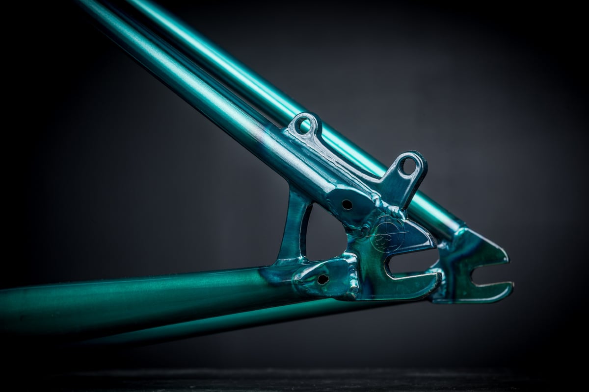 Powder Coating Mountain Bike Frame Respray Lairdframe DJ MTB