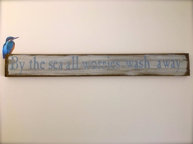 Image of Flash the Kingfisher ~ Removable Wall sticker