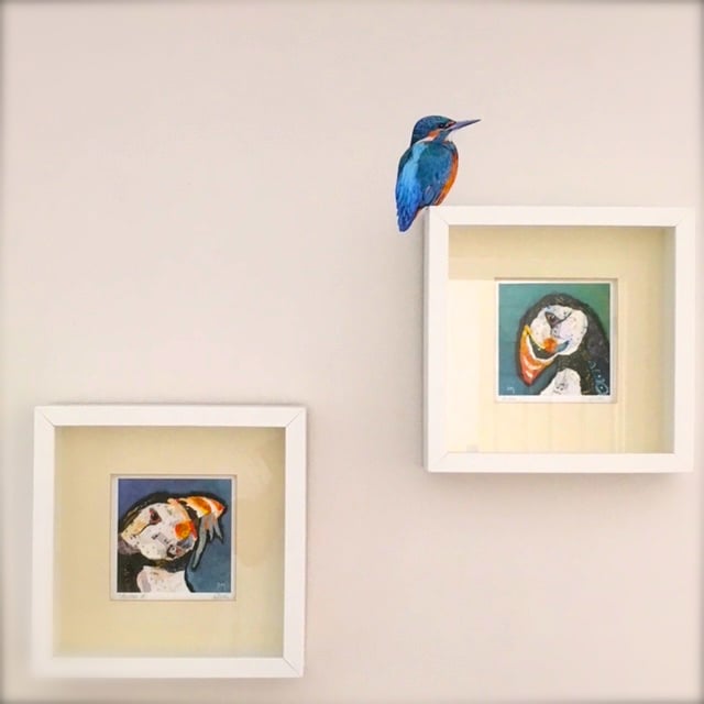Image of Flash the Kingfisher ~ Wall sticker 