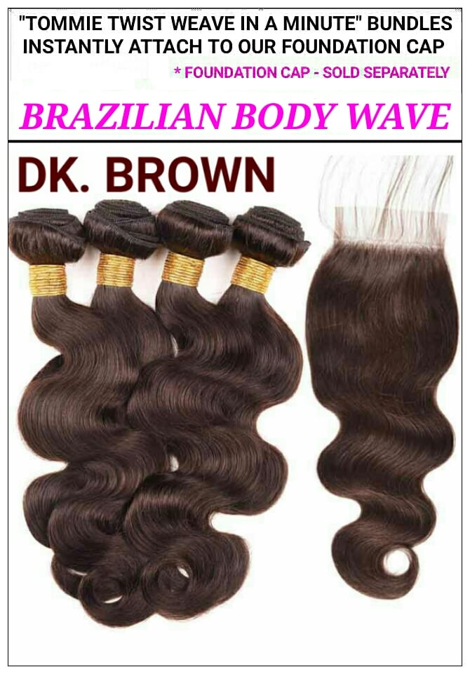 Image of "TT RAPID EXTENSION UNITS"-  #2 DARK BROWN: BUNDLES / FREE PART - CLOSURES 