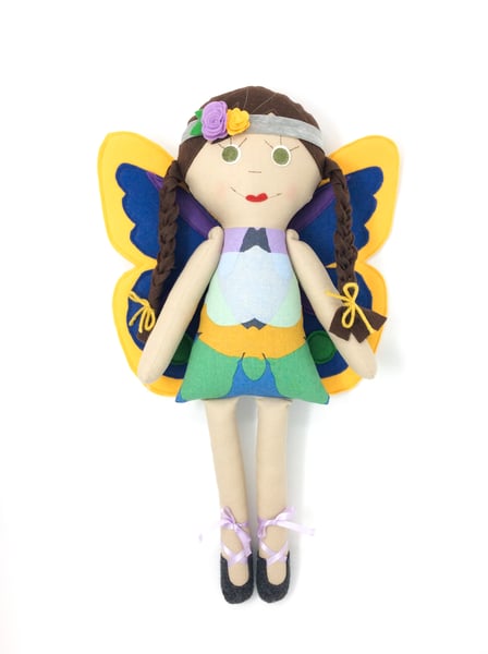 Image of Lulu Handmade Butterfly Doll