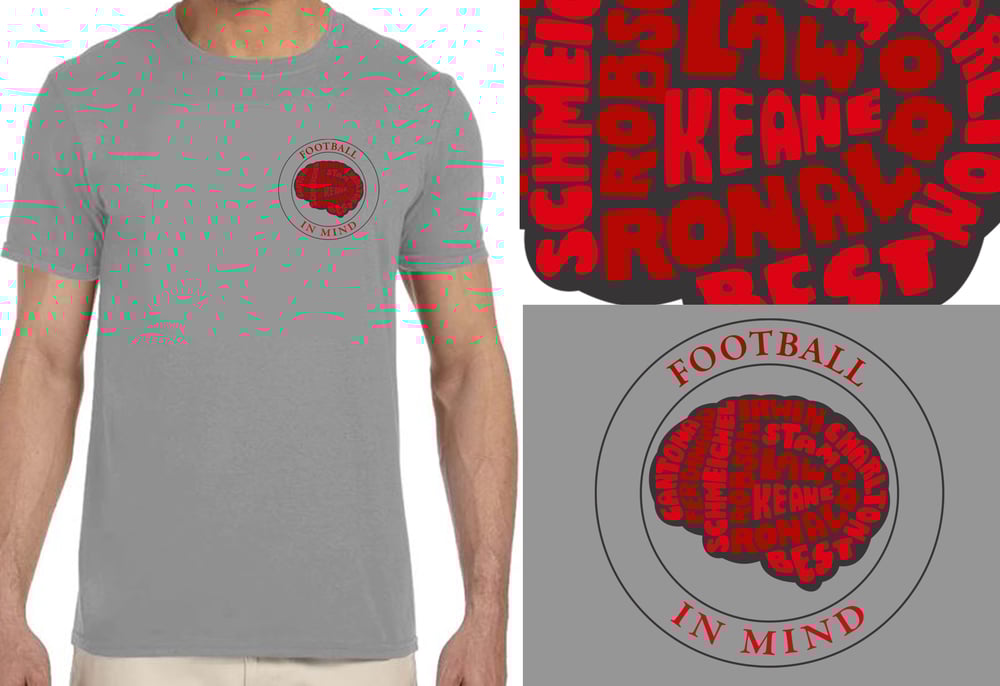 Image of Football In Mind Manchester United Greats "Badge" T-shirt
