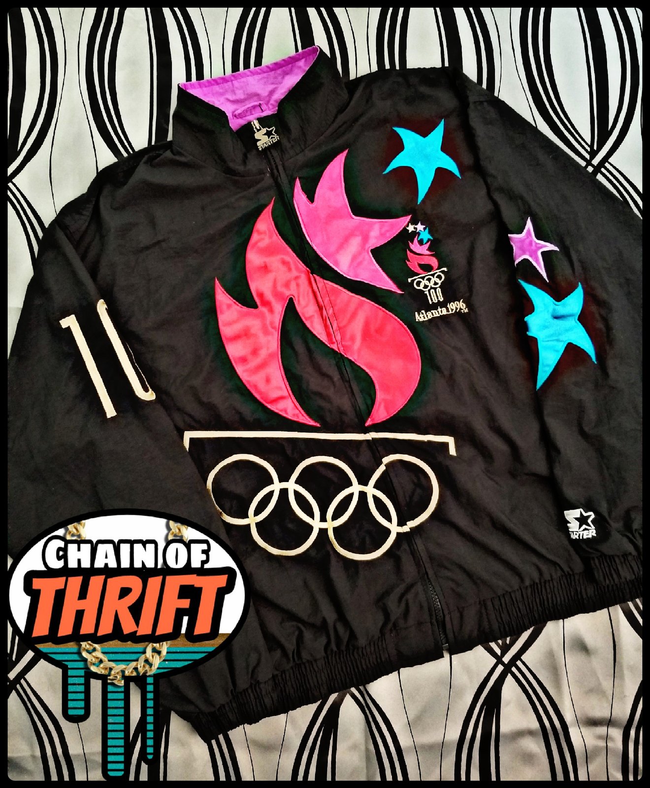 1996 Atlanta Olympic Starter Jacket | Chain of Thrift