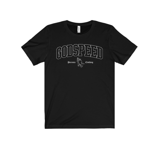 Image of GOD SPEED BLACK TSHIRT