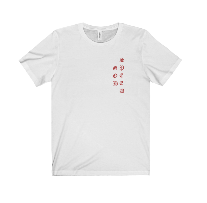 Image of GOD SPEED WHITE TSHIRT