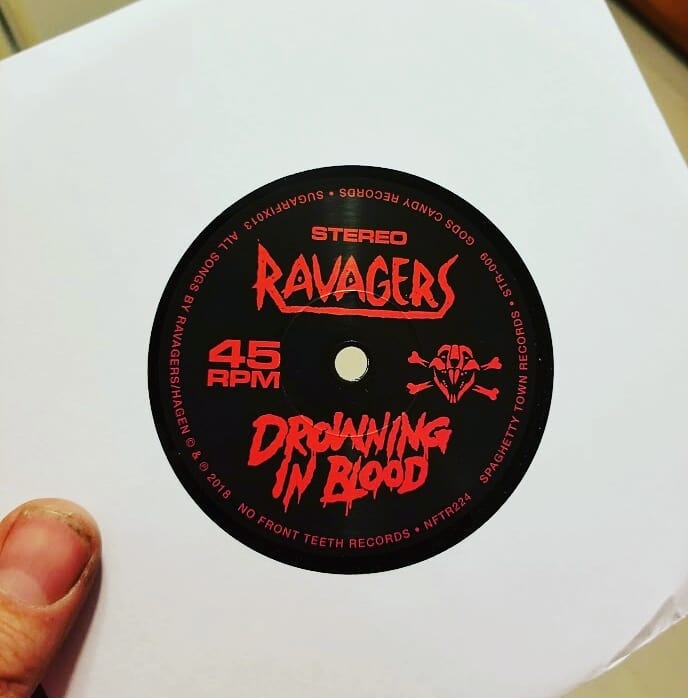 Ravagers "Drowning In Blood" 7 inch