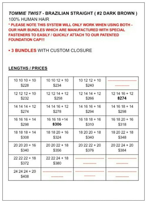 Image of "TT RAPID EXTENSION UNITS"- DK. BROWN #2 / FREE PART - CLOSURE / CAP (NOT INCLUDED)