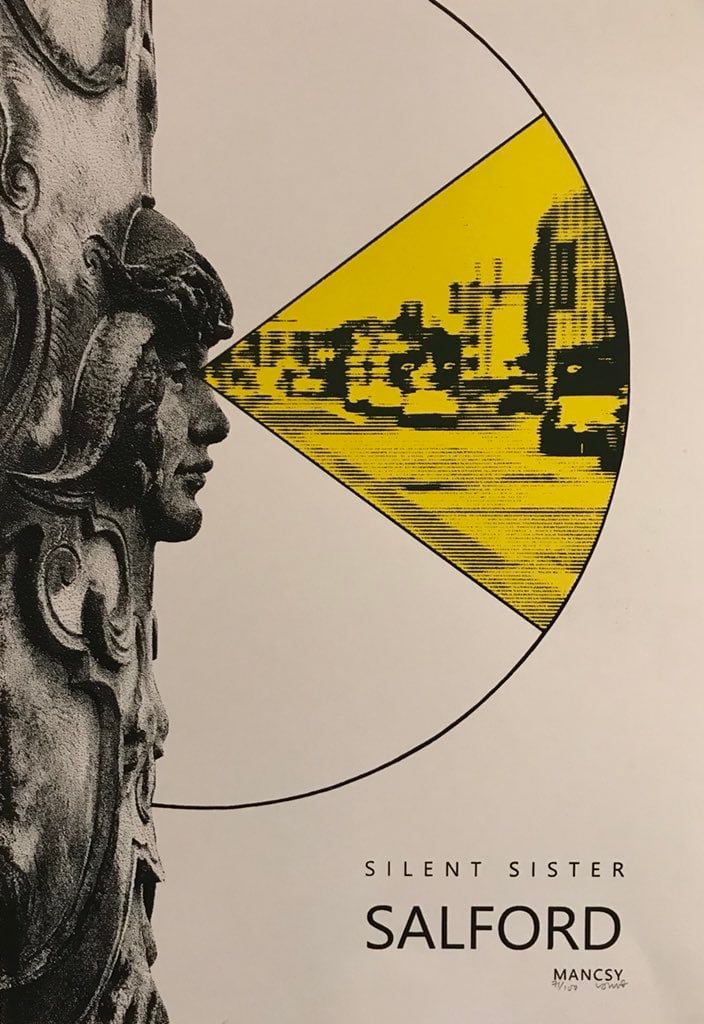 Image of A3 SALFORD Silent Sister screen print 