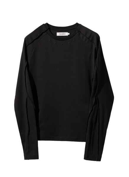 Image of EQUALNEAR - The Fool LS Tee (Black)