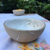 Flecked stoneware small bowl