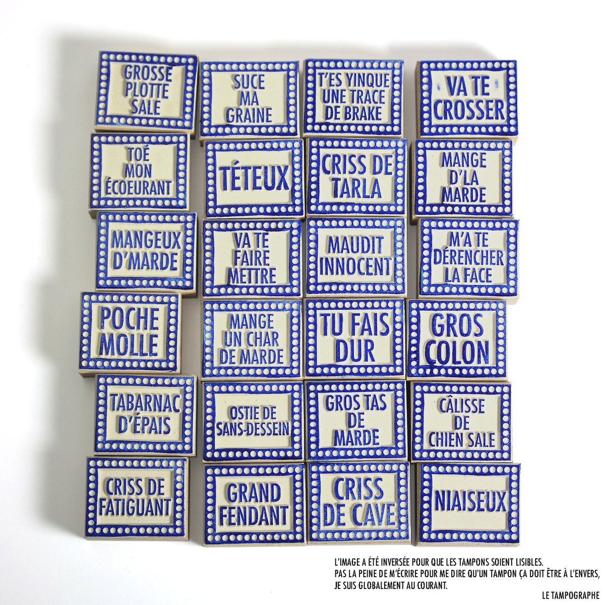 Le Tampographe The Stampographer Etampes Vulgaires French Canadian Vulgar Stamps