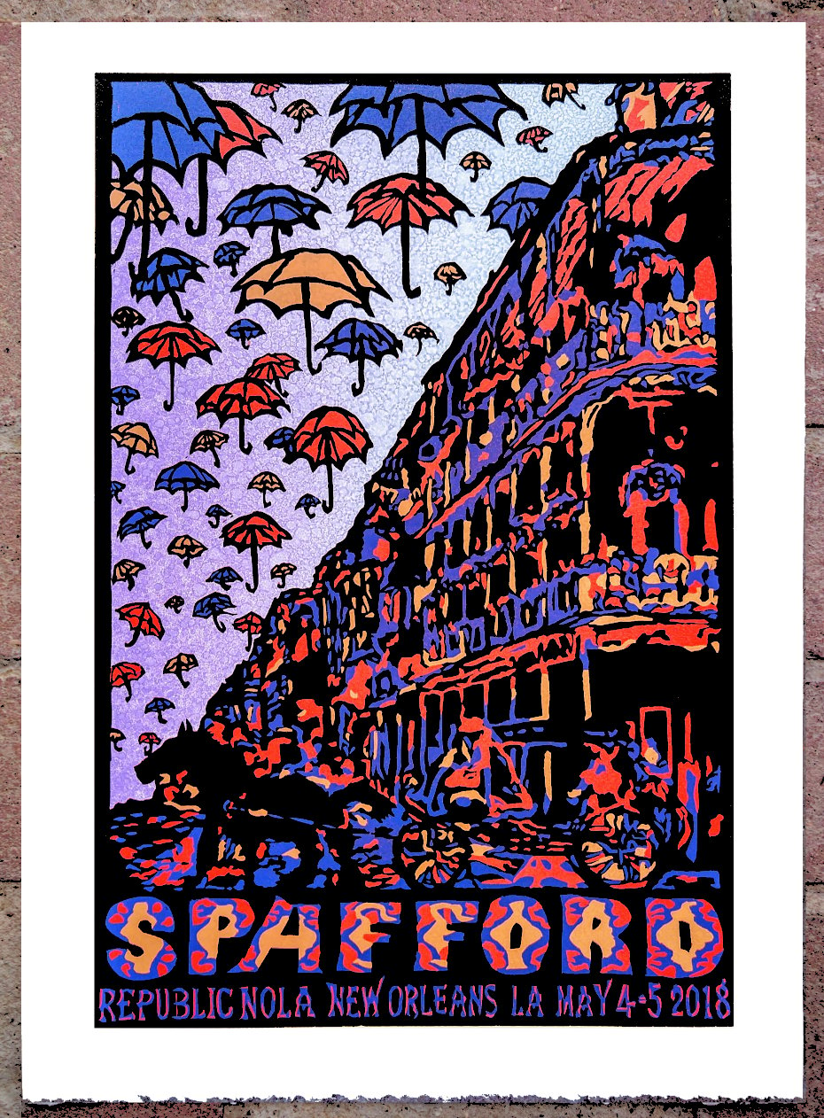 Spafford Republic NOLA Show Print May 4-5 2018