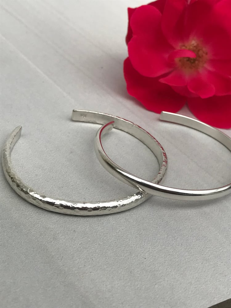 Image of Sterling Silver Stackable Bracelets