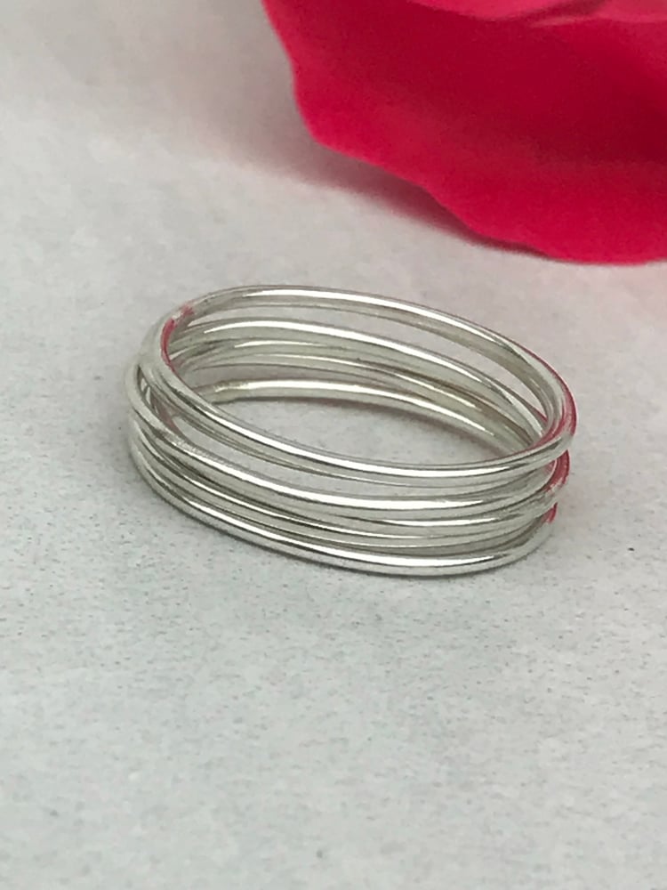 Image of Sterling Silver Stacker Rings