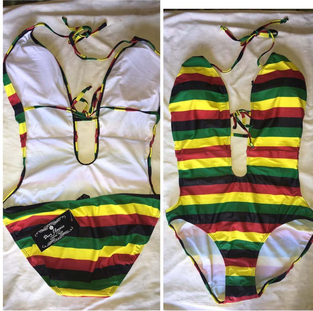 Rasta Stripe Monokini