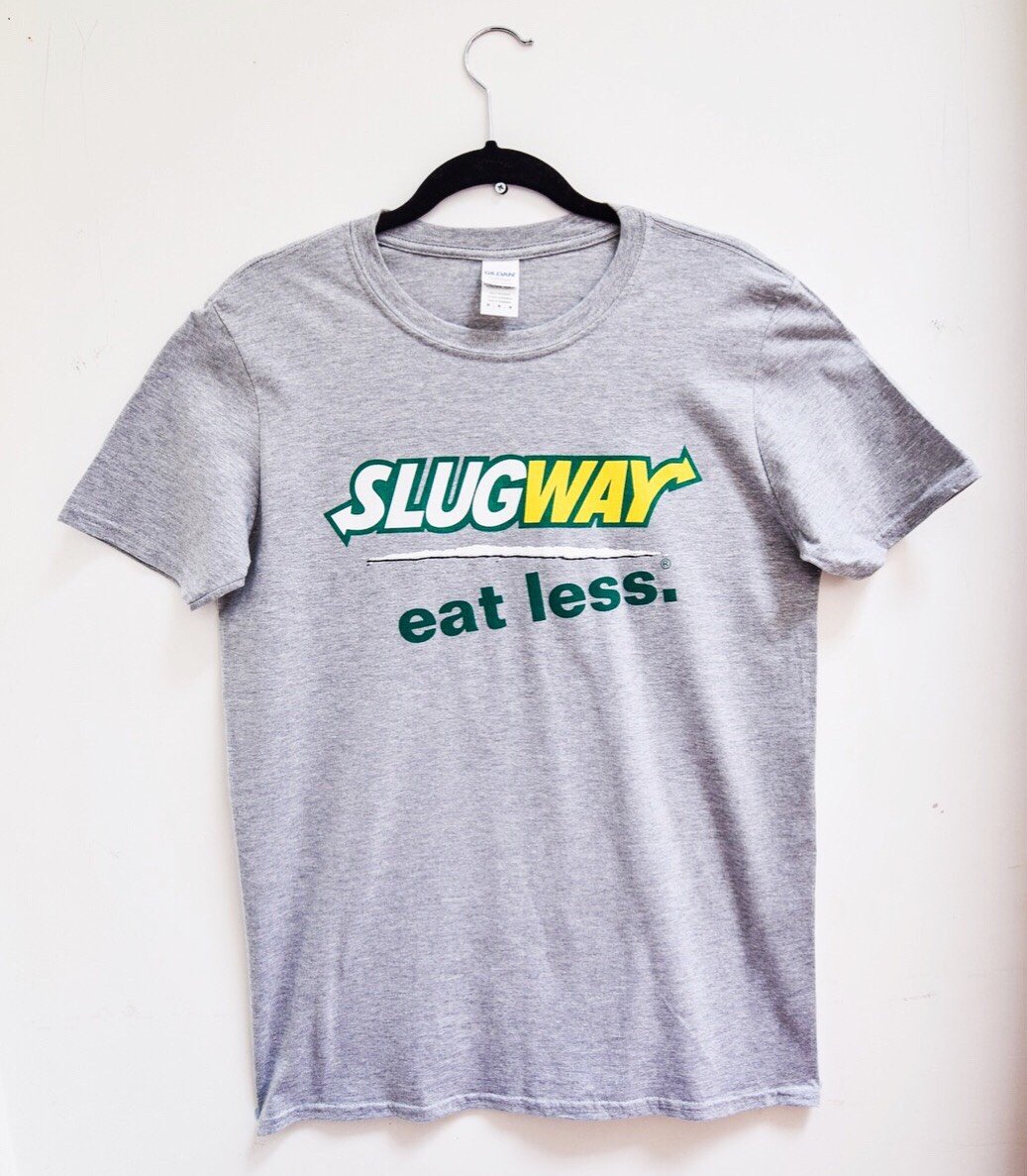 Image of "Slugway"- Grey T-Shirt