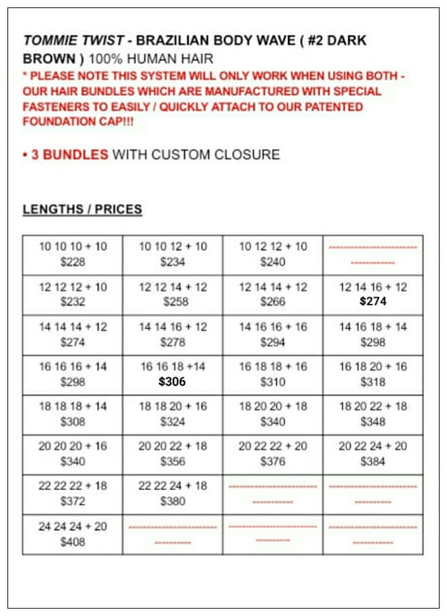 Image of "TT RAPID EXTENSION UNITS"-  #2 DARK BROWN: BUNDLES / FREE PART - CLOSURES 