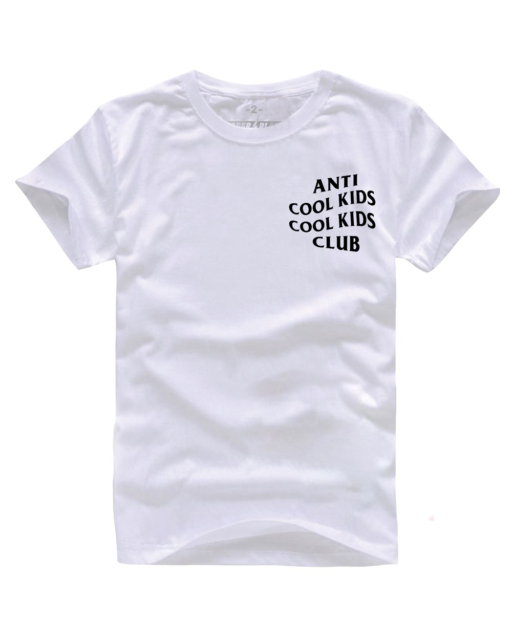 ANTI COOL KIDS TEE WHITE/BLACK