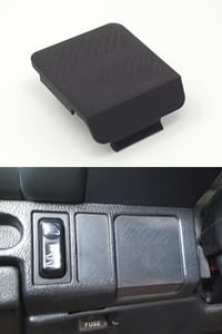 Image 1 of EF Honda Dashboard Coin Pocket Blanking Plate Replica (Civic sedan/hatch/wagon CRX)