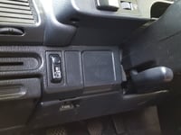 Image 4 of EF Honda Dashboard Coin Pocket Blanking Plate Replica (Civic sedan/hatch/wagon CRX)